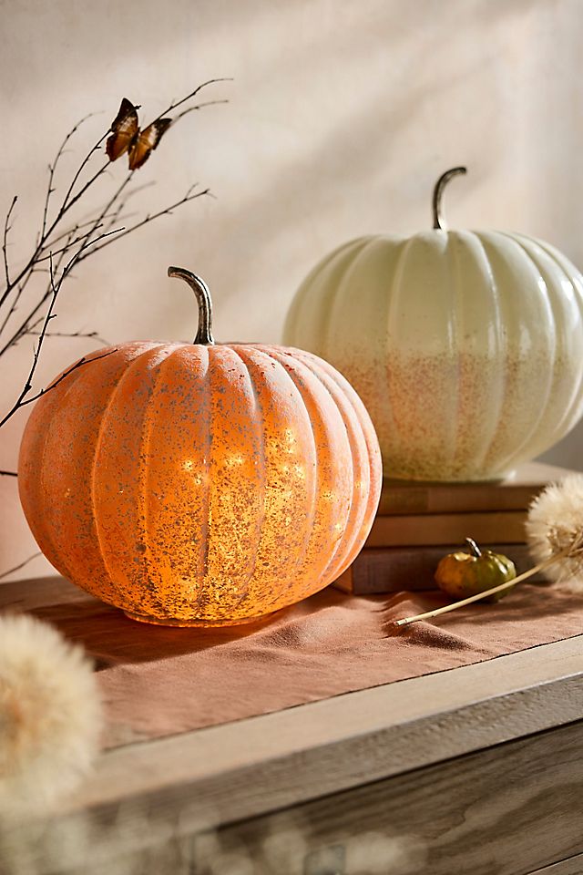 Frosted Glass Pumpkin, 12' | Terrain
