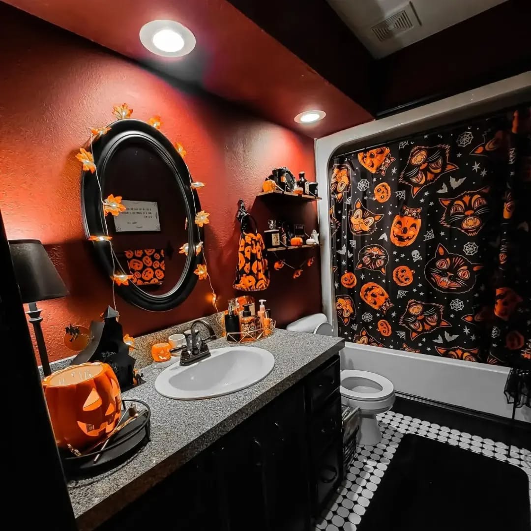 Halloween Bathroom Pics 19 Insanely Spooky Halloween Bathroom Decor Ideas You'll Want To Try Every Year