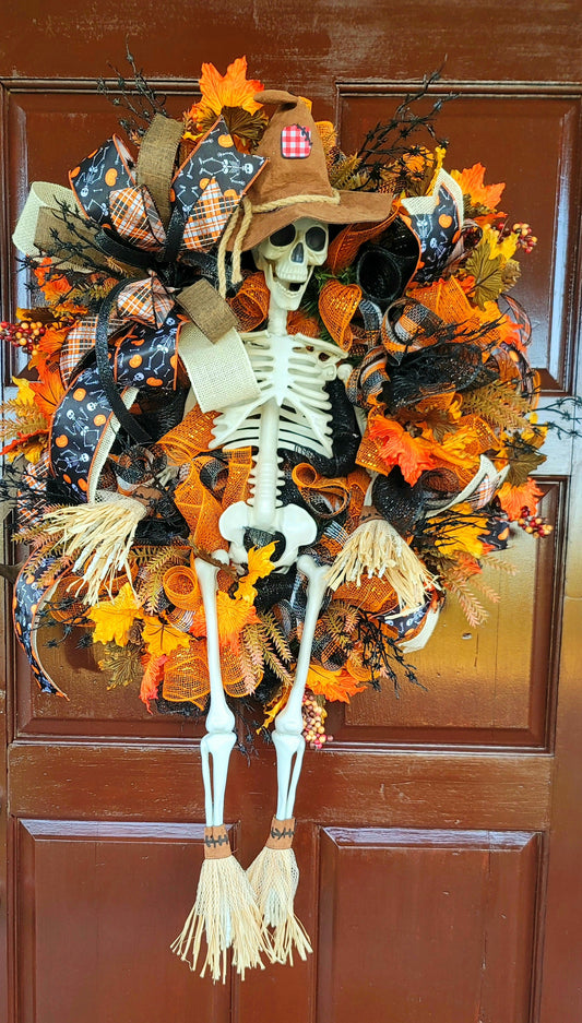 Handmade Halloween Wreaths & Spooky Door Décor – Wreaths by Raquel