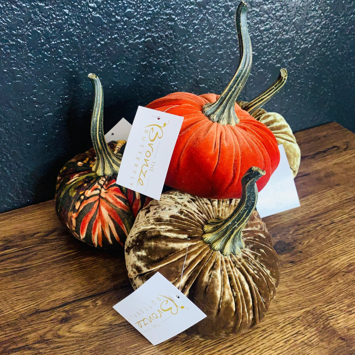 Handmade Velvet Pumpkins — The Bronze Butterfly