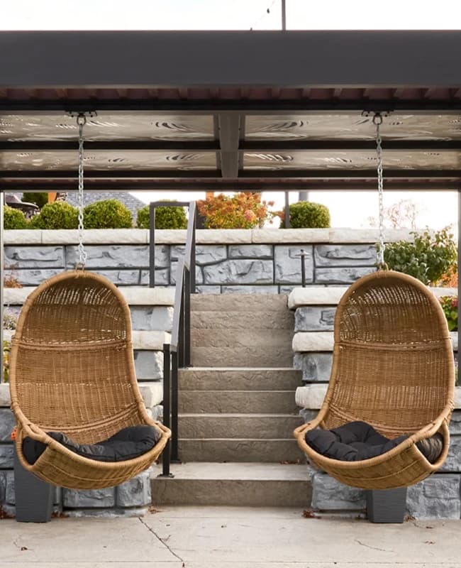 Hanging Chair | Outdoor Furniture | Chicago Roof Deck