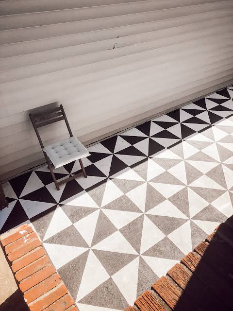How I Painted My Cement Patio + Before & After Pictures!