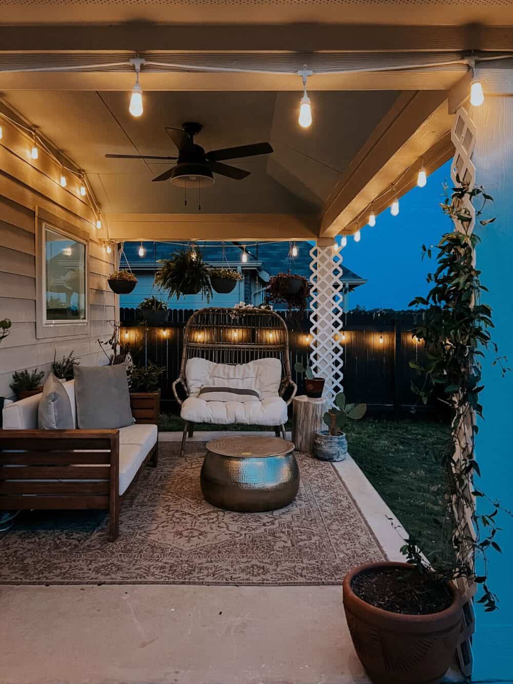 How to Hang String Lights in Your Backyard – Love & Renovations