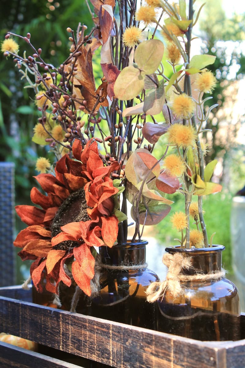 Inexpensive Simple Fall Table Centerpiece Ideas