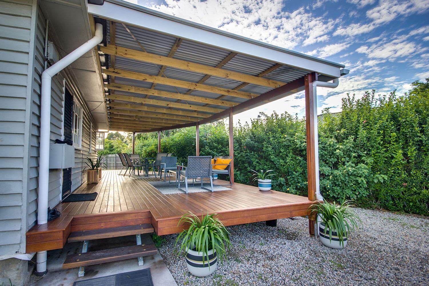 Low Level Deck & Colorbond Roof Project - Brisbane Northside