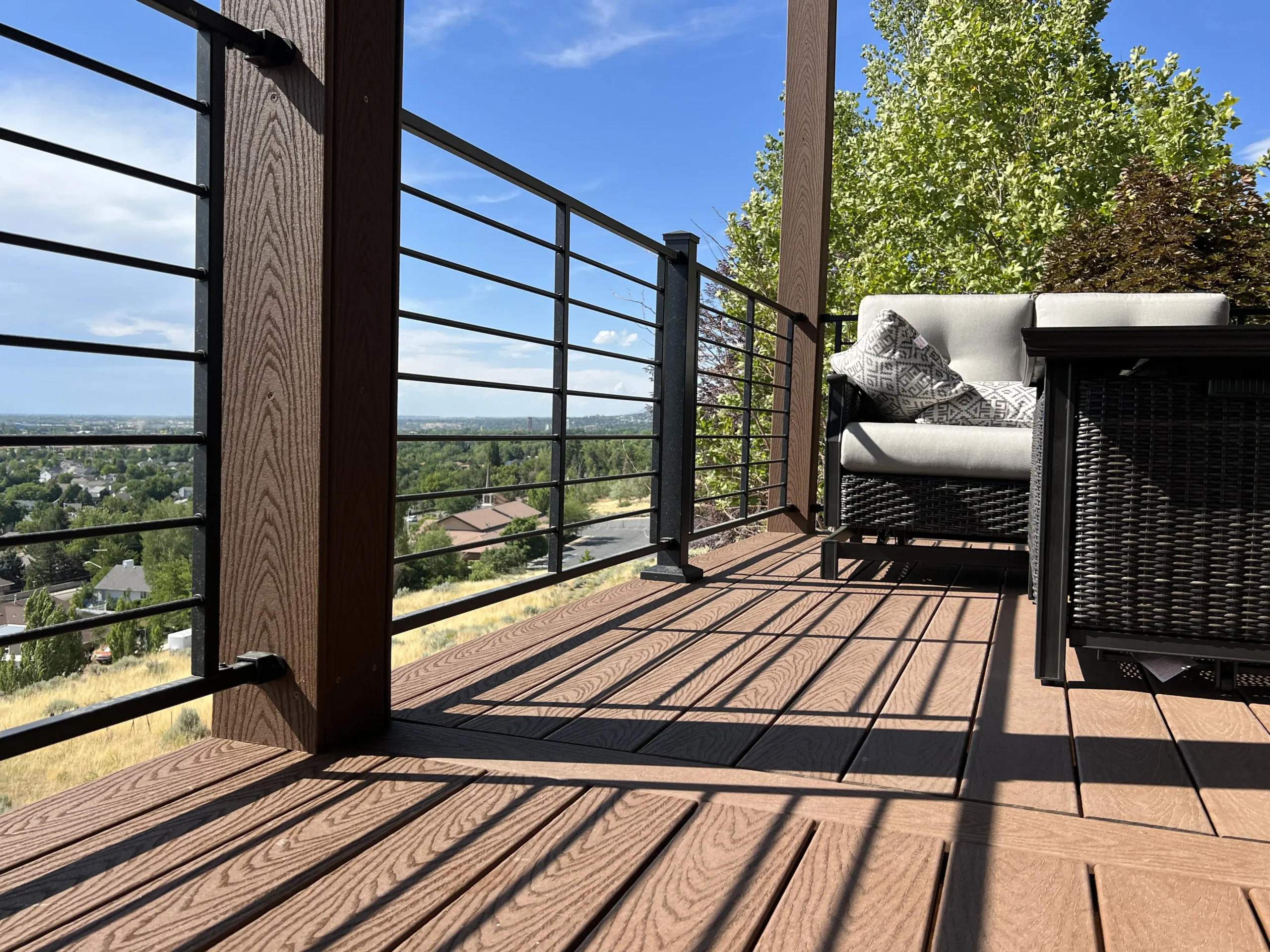 Metalworks | Black Steel Deck Railing Photos by Blackrock Decks