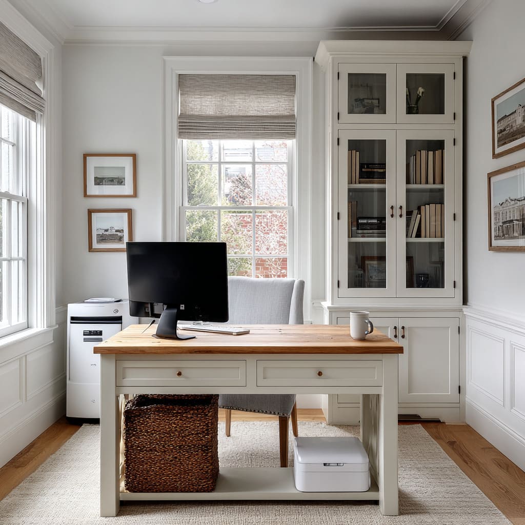 Modern Farmhouse Home Office Ideas Without Rustic Clichés