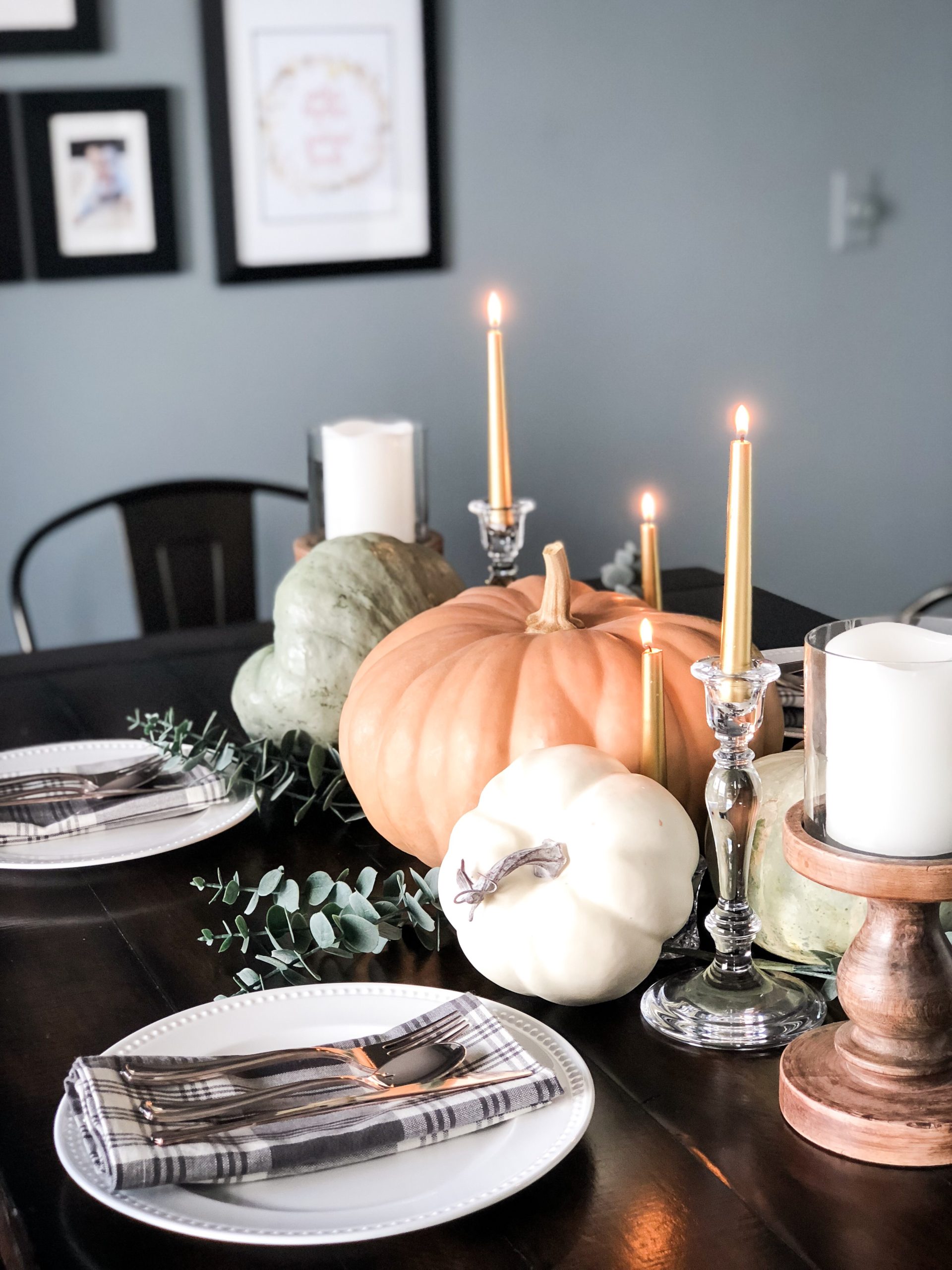 Modern Rustic Thanksgiving Tablescape • 29 Design Studio