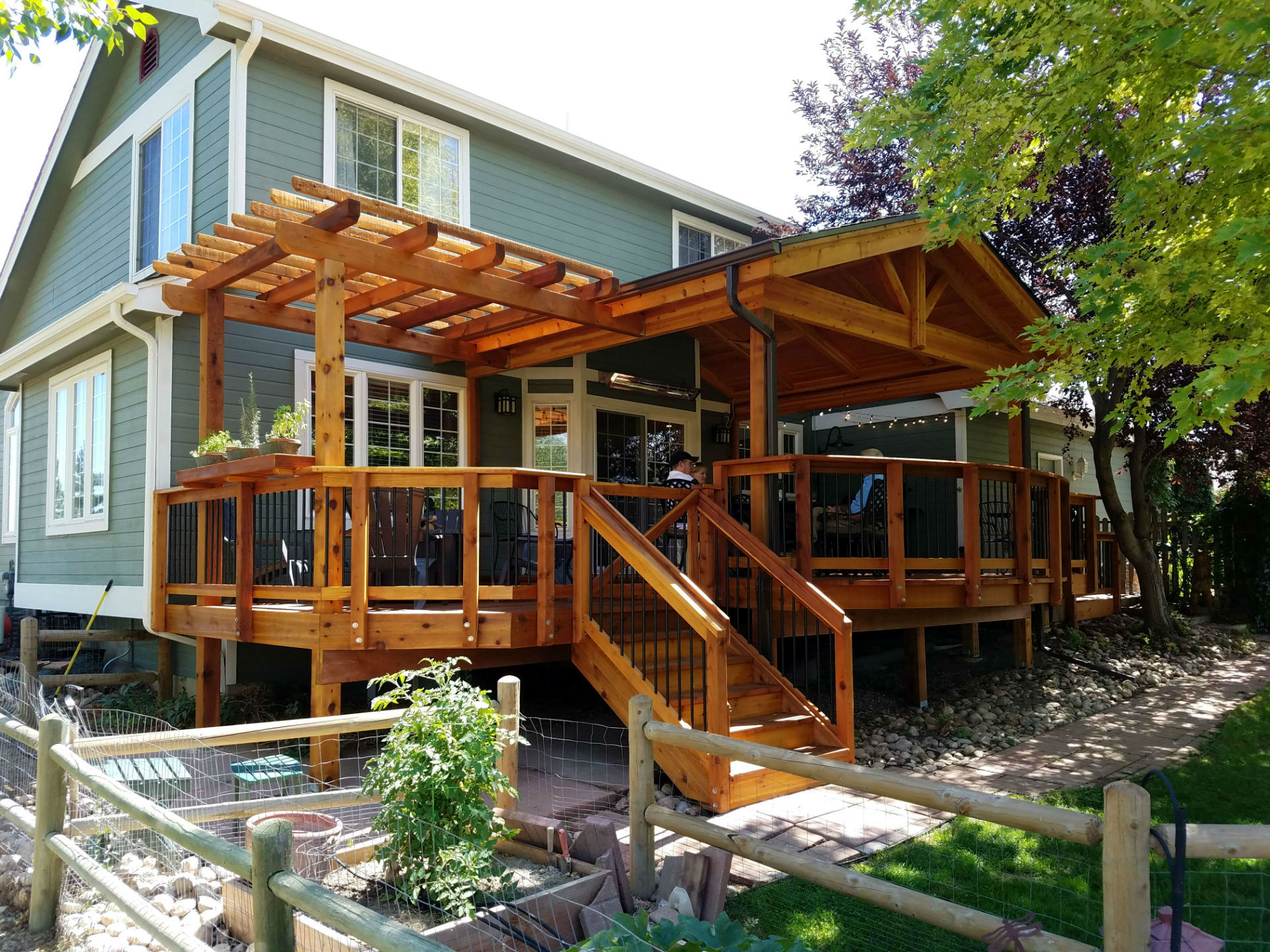 Overhead Pergola, Roof & Deck - DeckTec Outdoor Designs