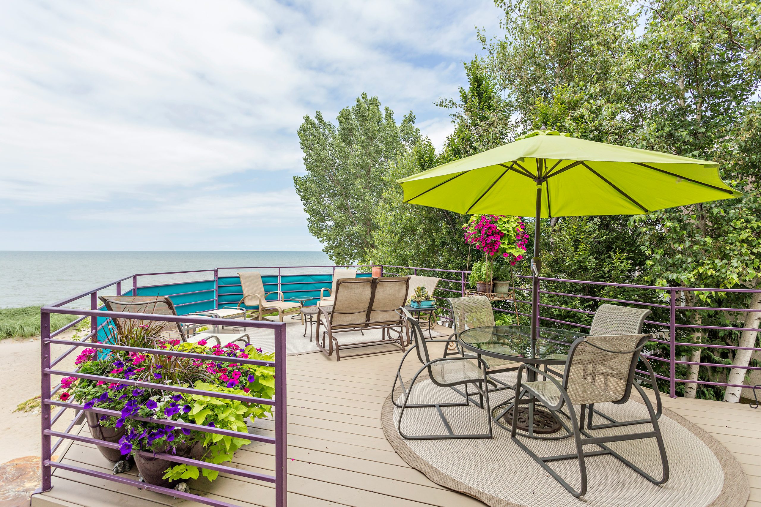 patio by the water