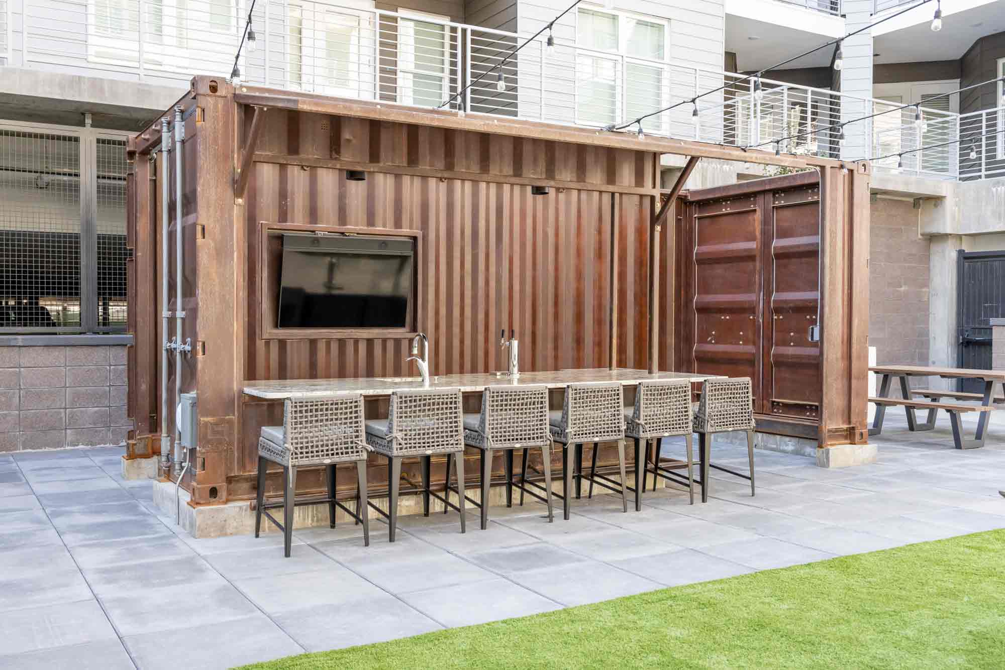 Project Gallery: Price Development Group Beer Garden Patio Bar