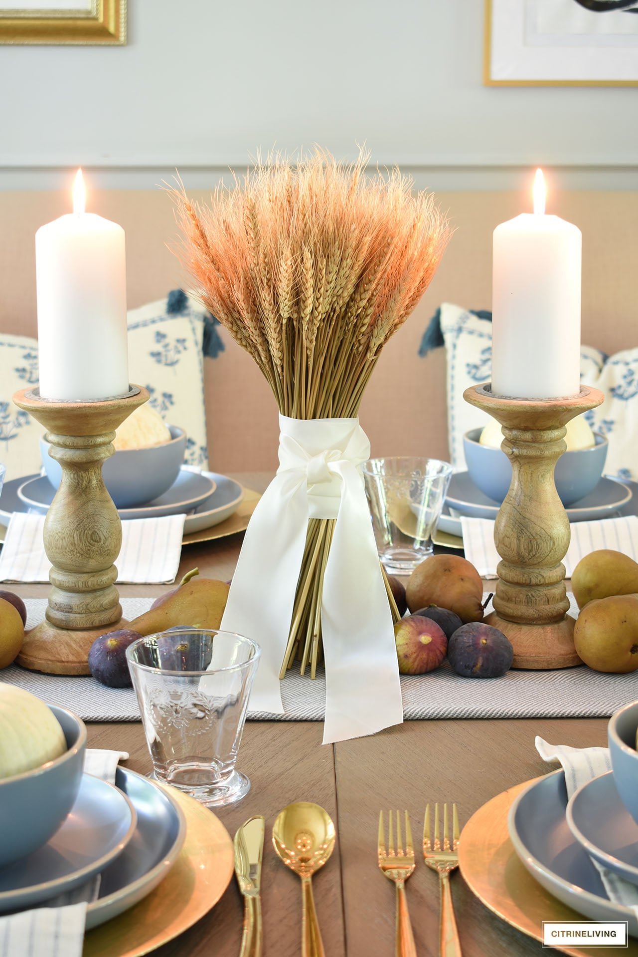 RUSTIC THANKSGIVING TABLE | CITRINELIVING