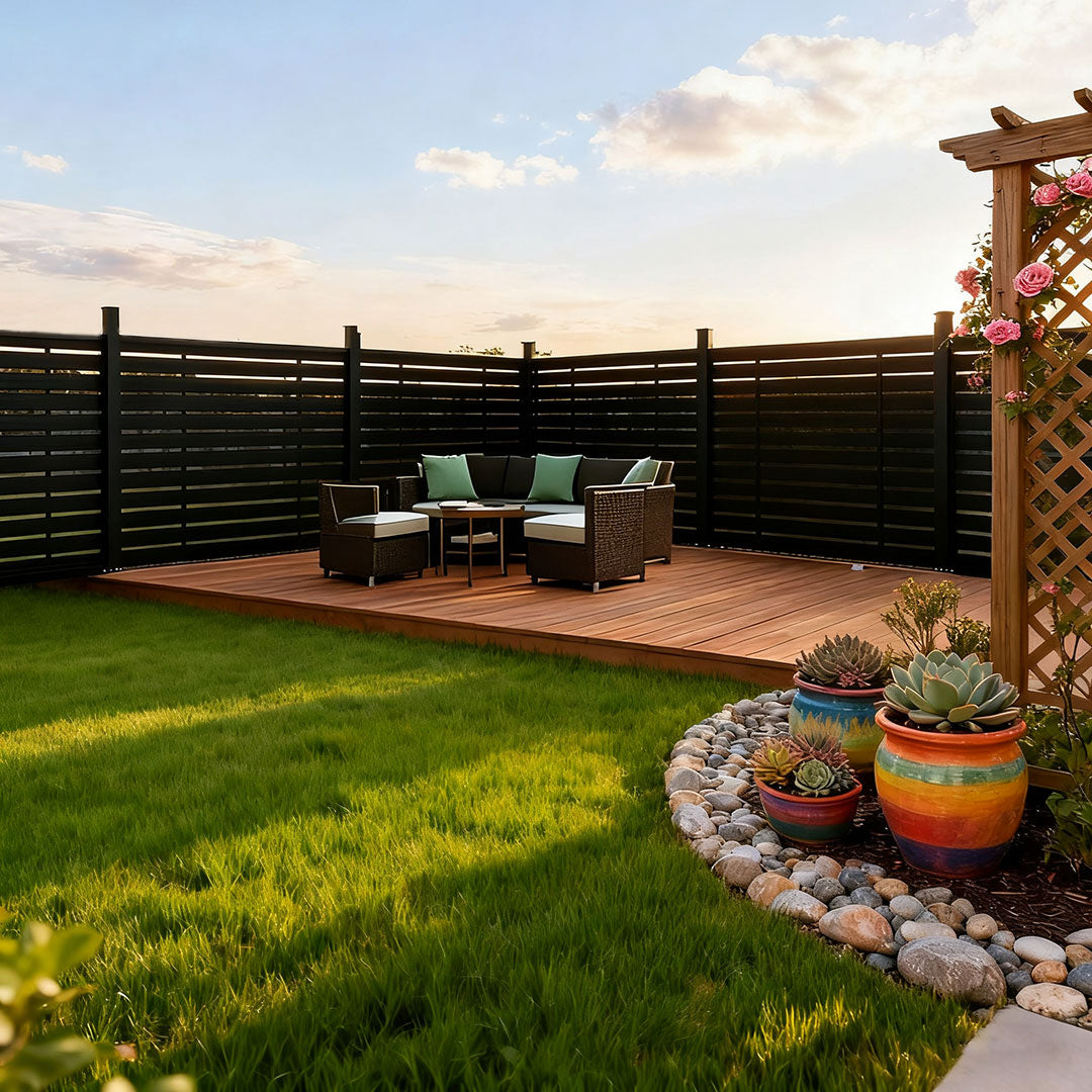 Semi-Privacy Fence Panels | Backyard & Garden Fencing