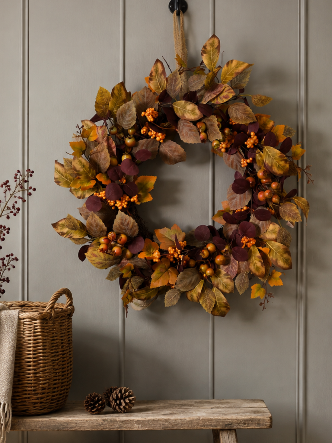 Shop Autumn Wreaths and Garlands - Ivy Grey Interiors