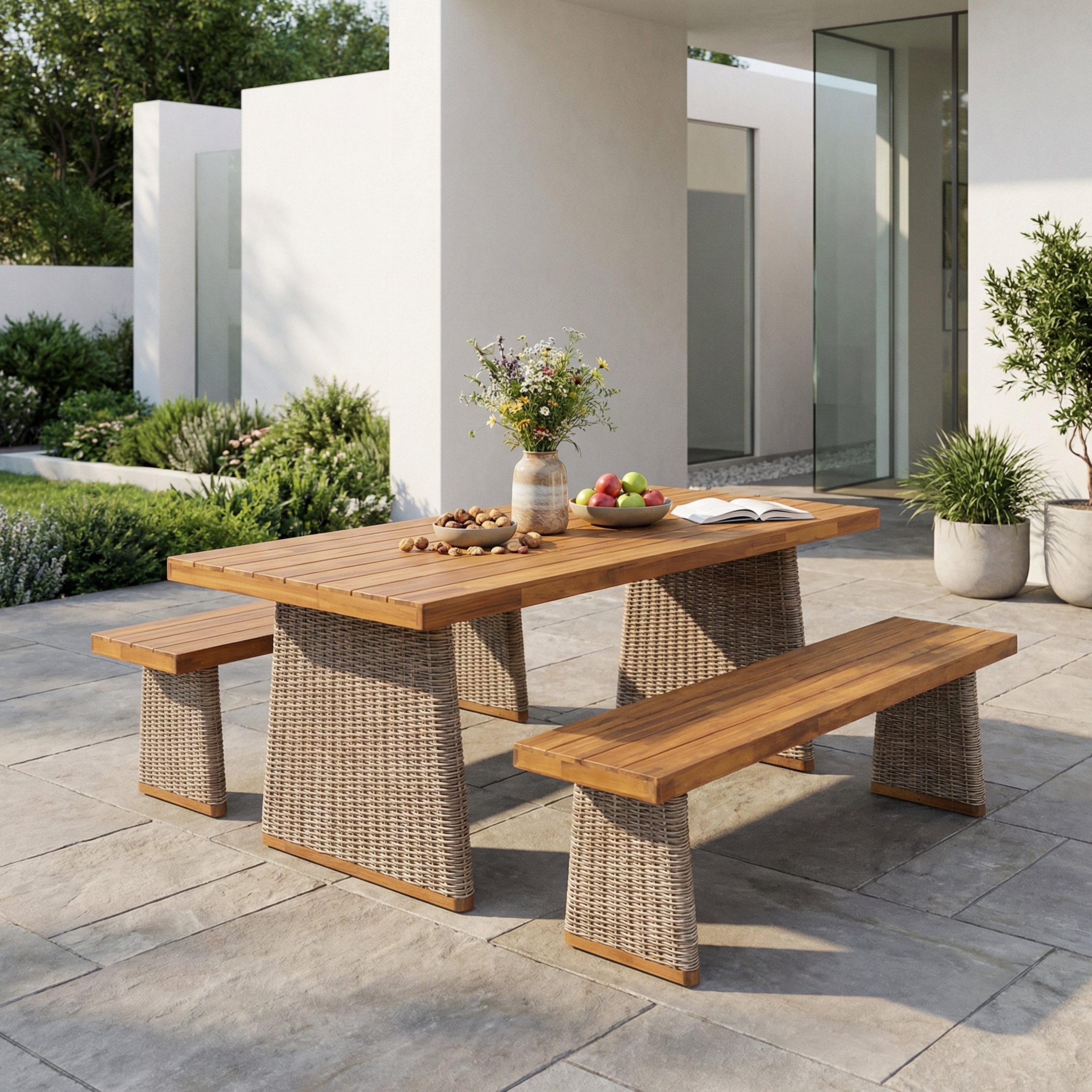 Small Space Small Patio Wicker Furniture Small Space Solutions: Outdoor Furniture For Apartment Balconies Tidylife