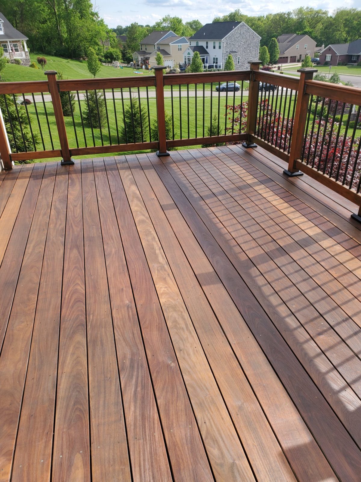 Stained Ipe Deck in Coraopolis: Stunning Before and After Project