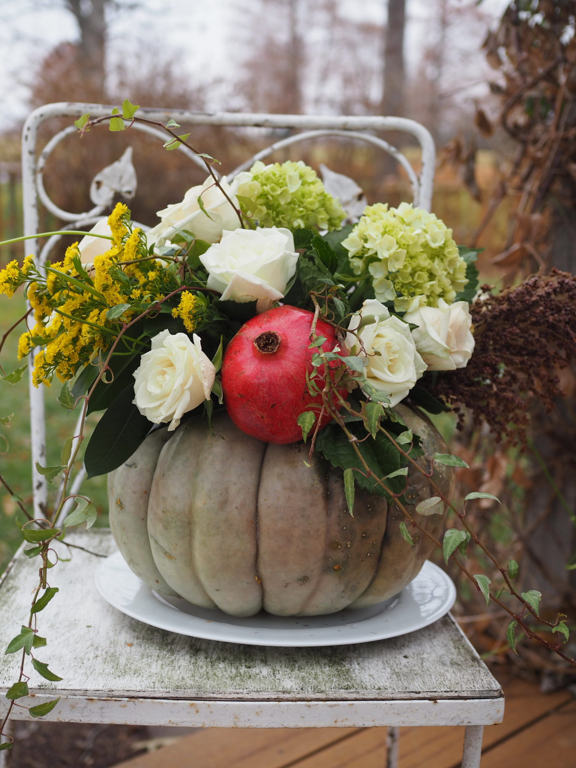 Thanksgiving Pumpkin Centerpieces — Château House