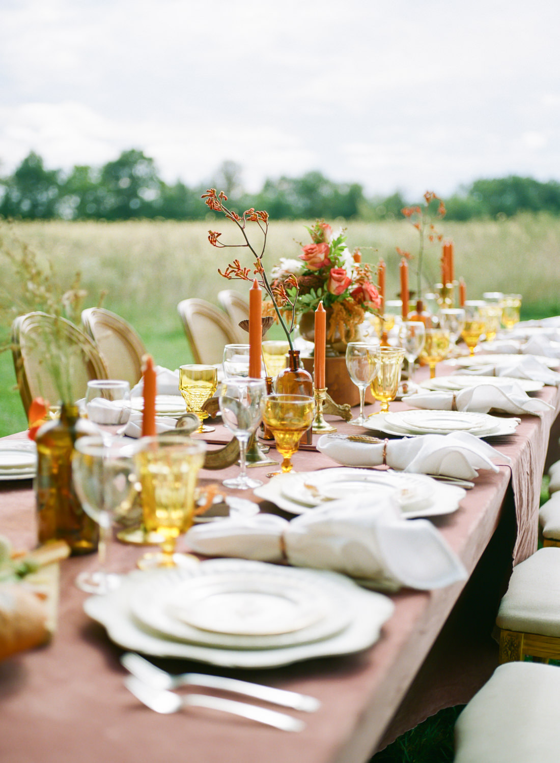 Thanksgiving Table at Emerson Fields | Erica Robnett Photography
