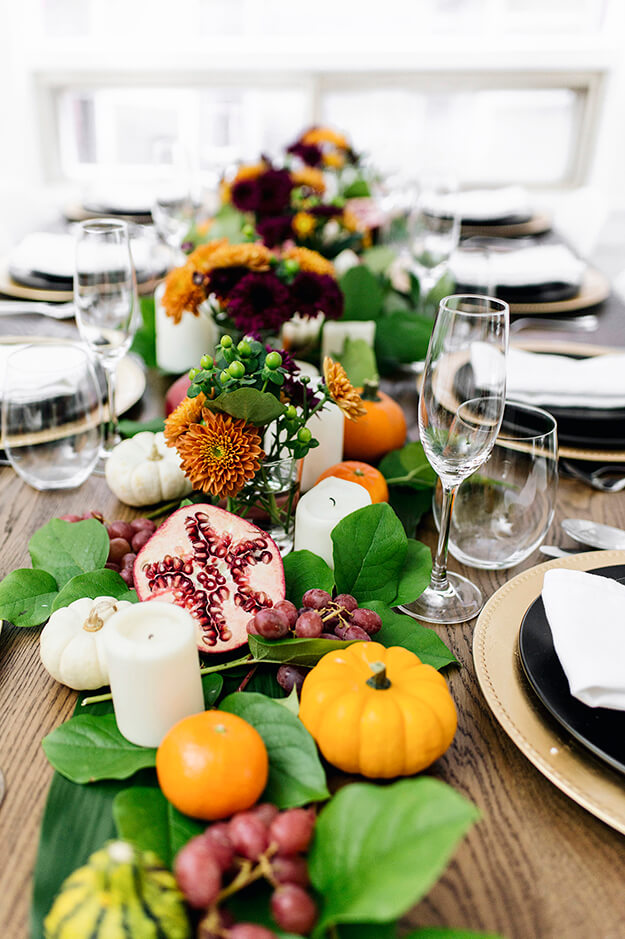 Thanksgiving Table Tablescape Rental Rustic Thanksgiving Table Setting Oak Leaf Wedding Place Setting