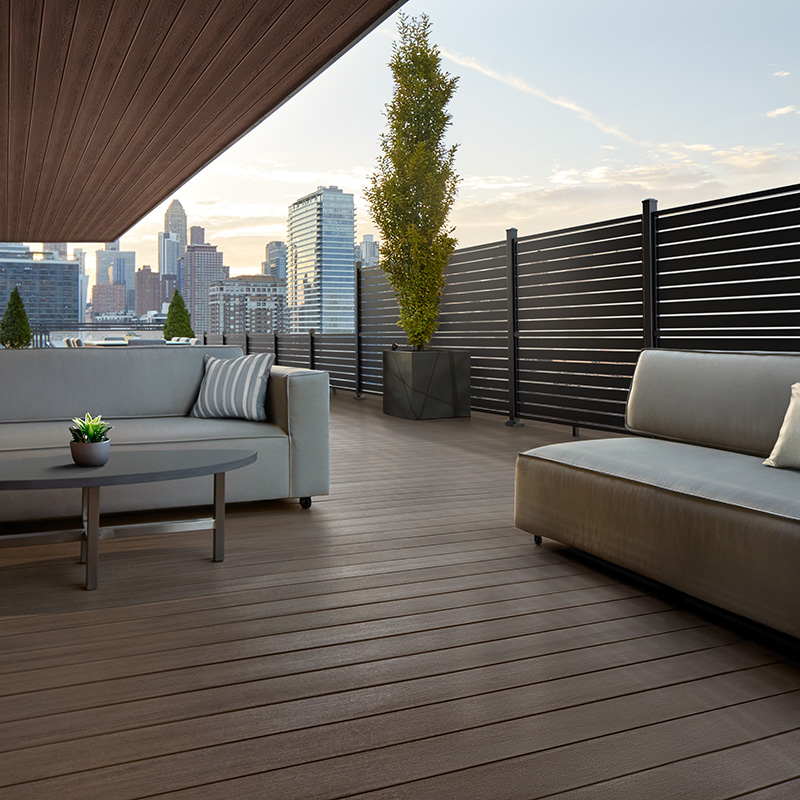 TimberTech Impression Privacy Screen | Deck Builders Michigan