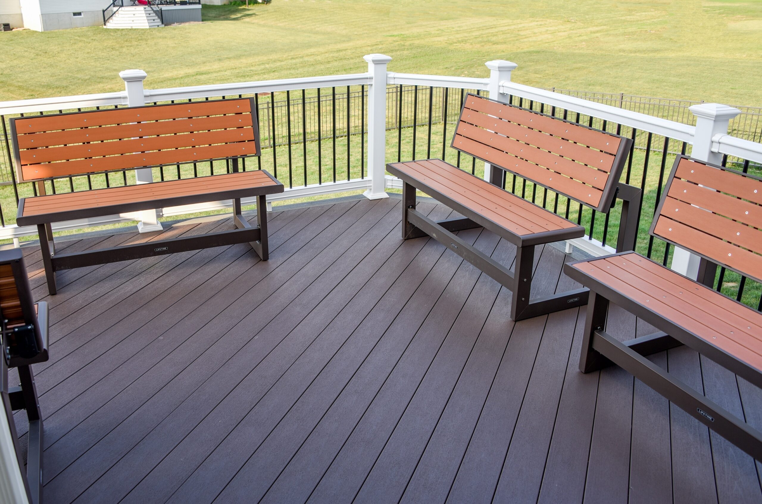 Two Tone Deck - Project Portfolio | Woodland Deck Company