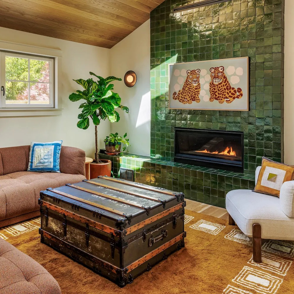 10 wall tile ideas for living rooms that elevate everyday spaces