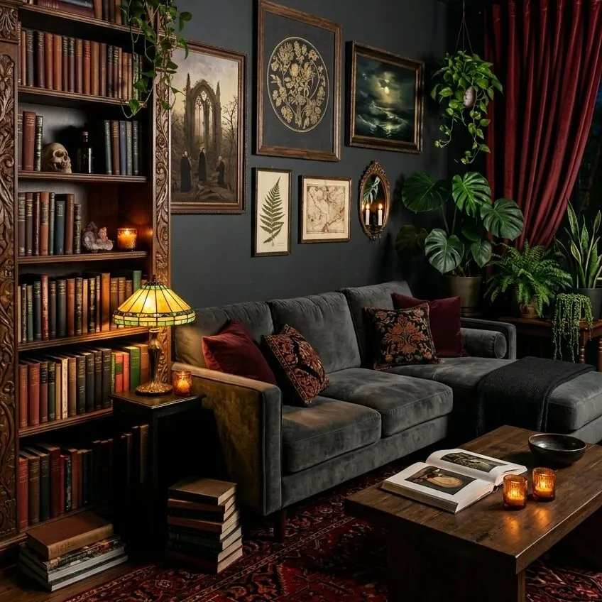 12 Dark Academia Living Room Ideas: Moody, Cozy, Done Right -