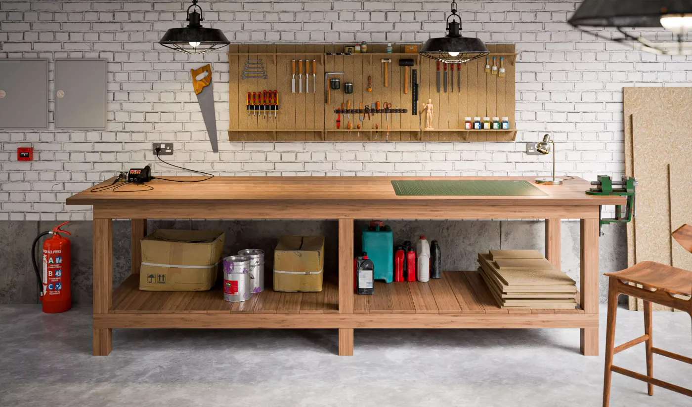 13 Simple DIY Workbench Plans with Free PDF Downloads - Craftcamp™