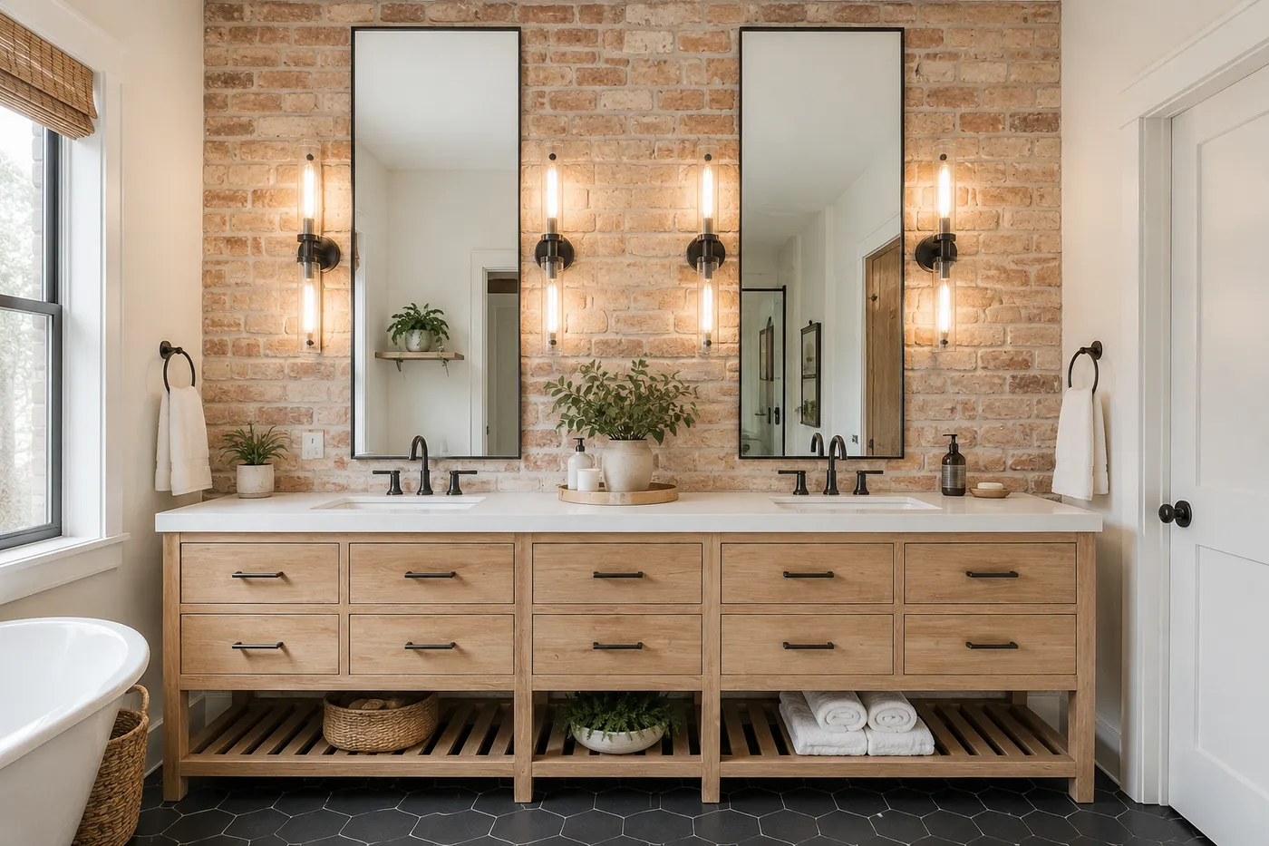 14 Genius Bathroom Vanity Ideas with Mirrors and Lighting You'll Want to Steal!