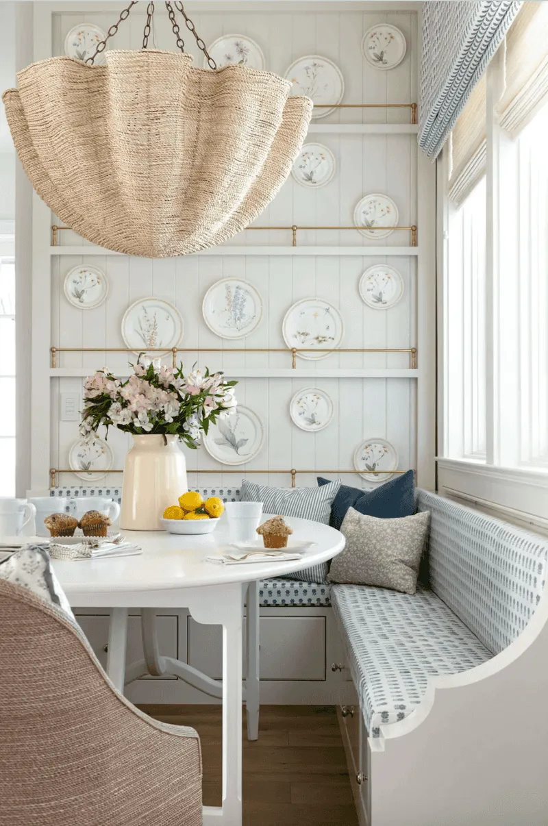 15 'Gorgeous' Kitchen Banquette Designs To Cozy Dining Nook - Brit + Co
