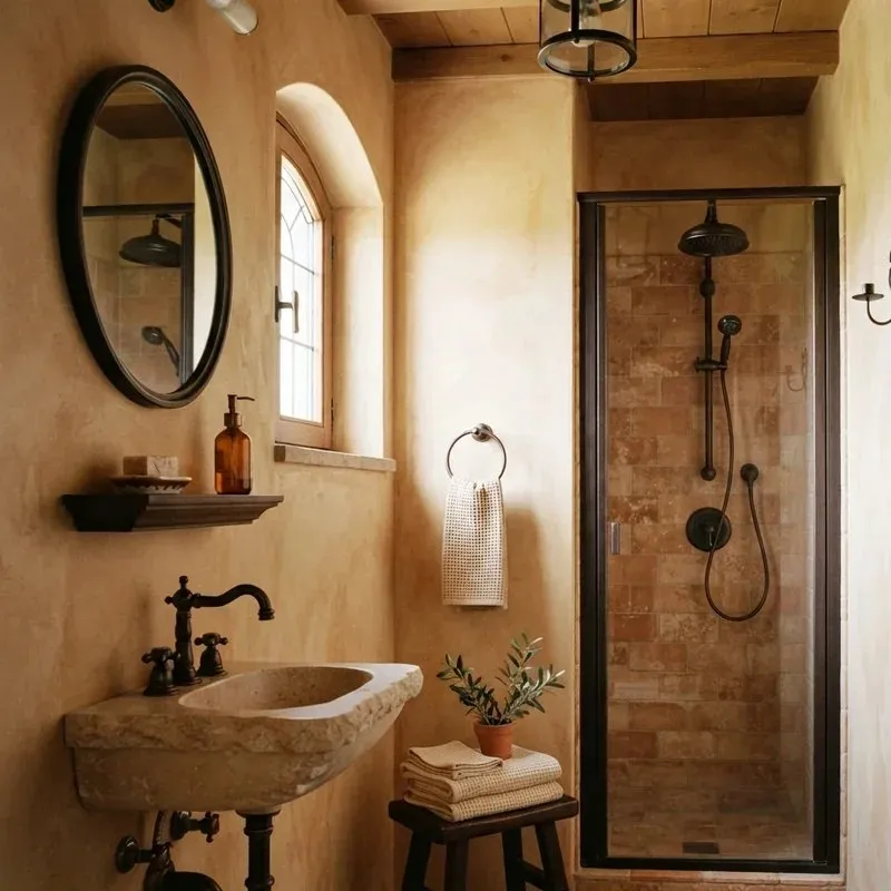 15 Small Tuscan Bathroom Ideas for Rustic Elegance