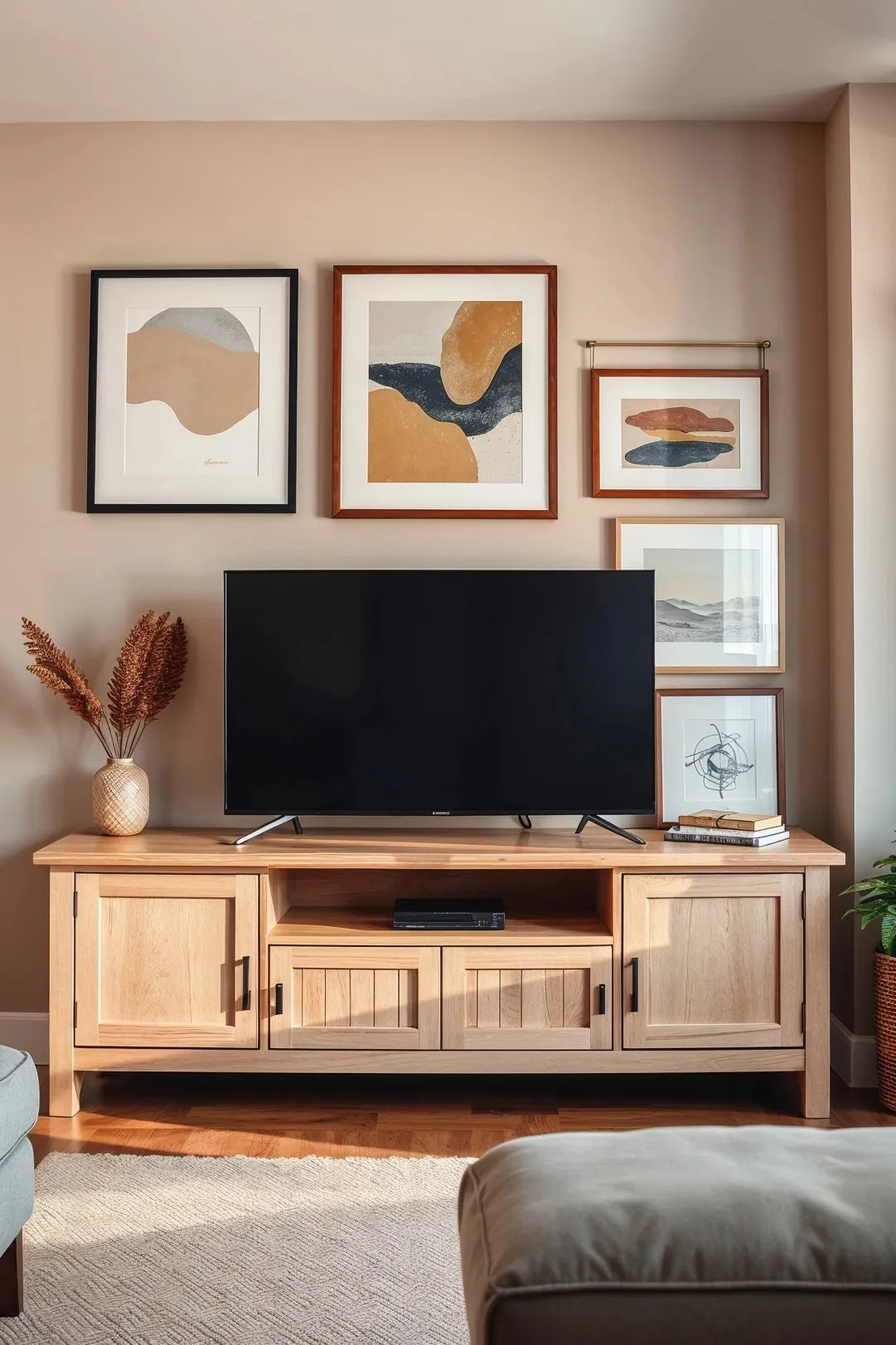 20 Farmhouse TV Stand Decor Ideas to Cozy Up Your Living Room – CharmyDecor