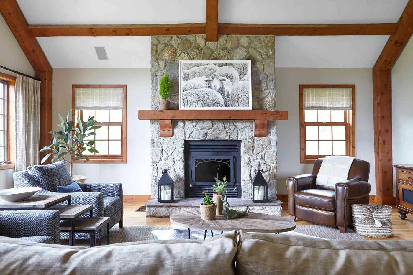 20 Stacked Stone Fireplace Ideas to Warm Up Your Space