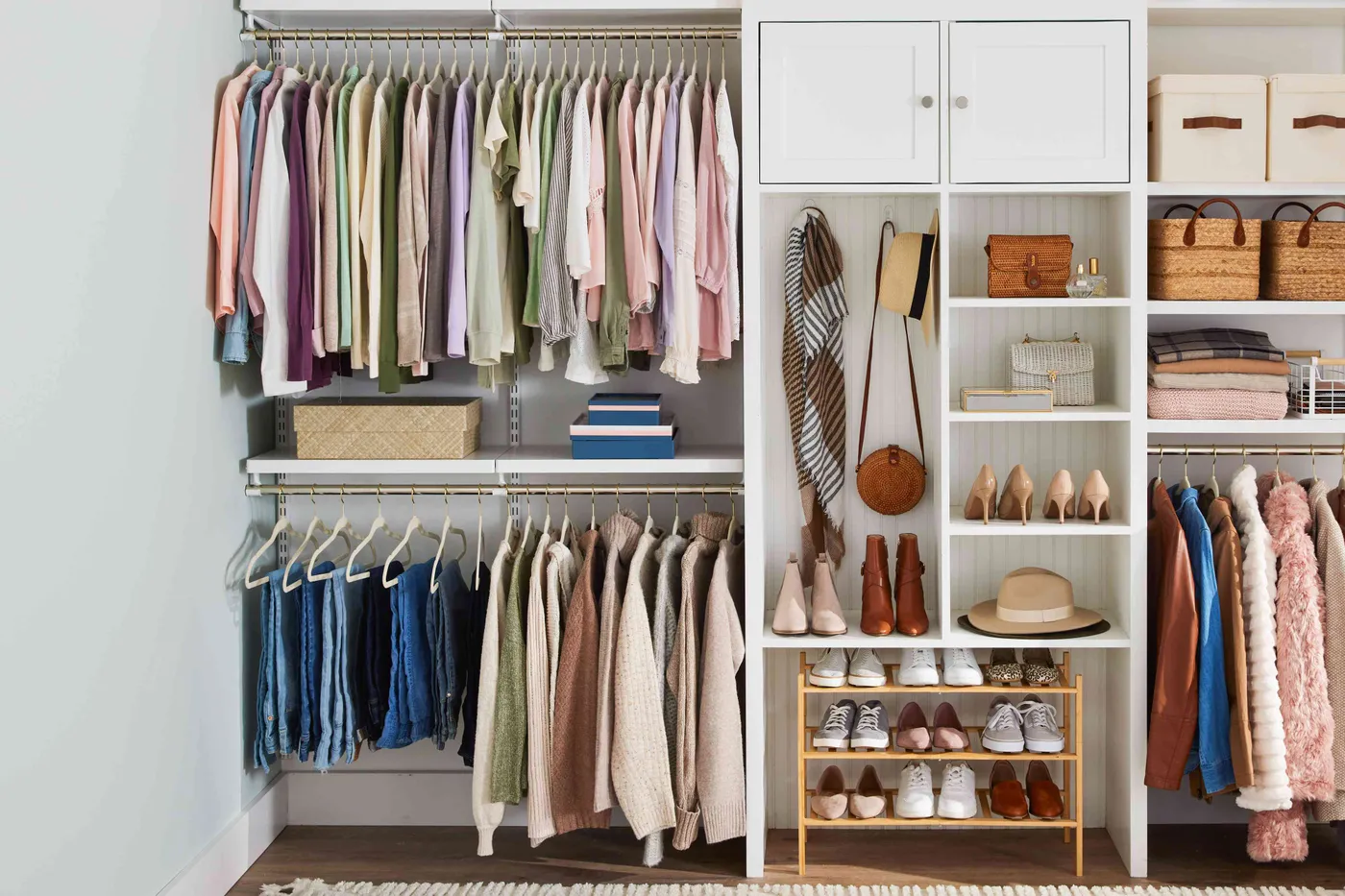 23 Open Closet Ideas To Make Getting Dressed a Cinch