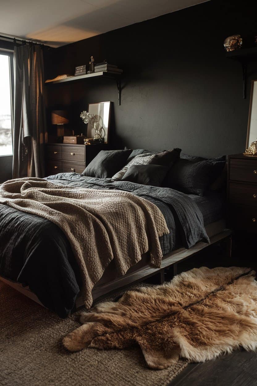 25 Moody Bedroom Ideas To Create a Dark, Luxe Retreat
