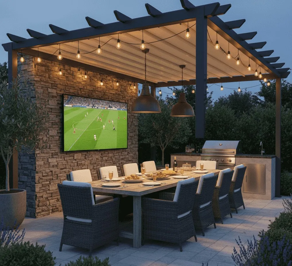 25 Outdoor TV Ideas for Modern Backyards & Alfresco Areas | SealTV
