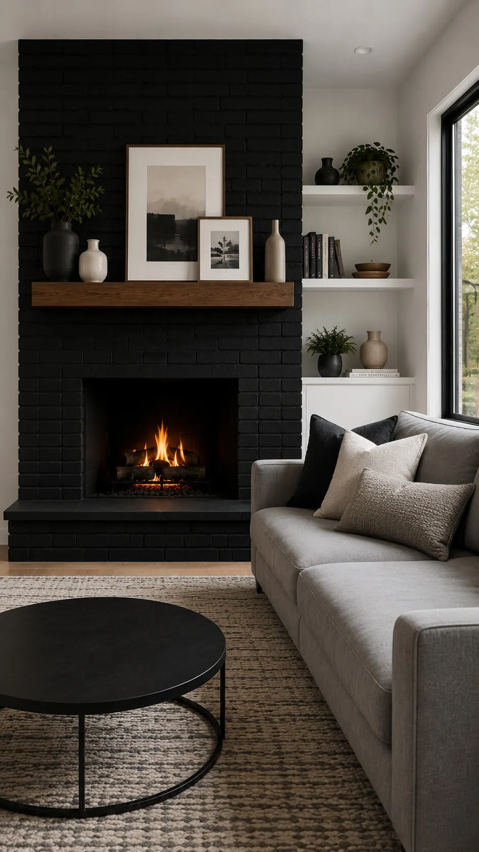 30 Cozy Brick Fireplace Ideas for a Warm and Stylish Space