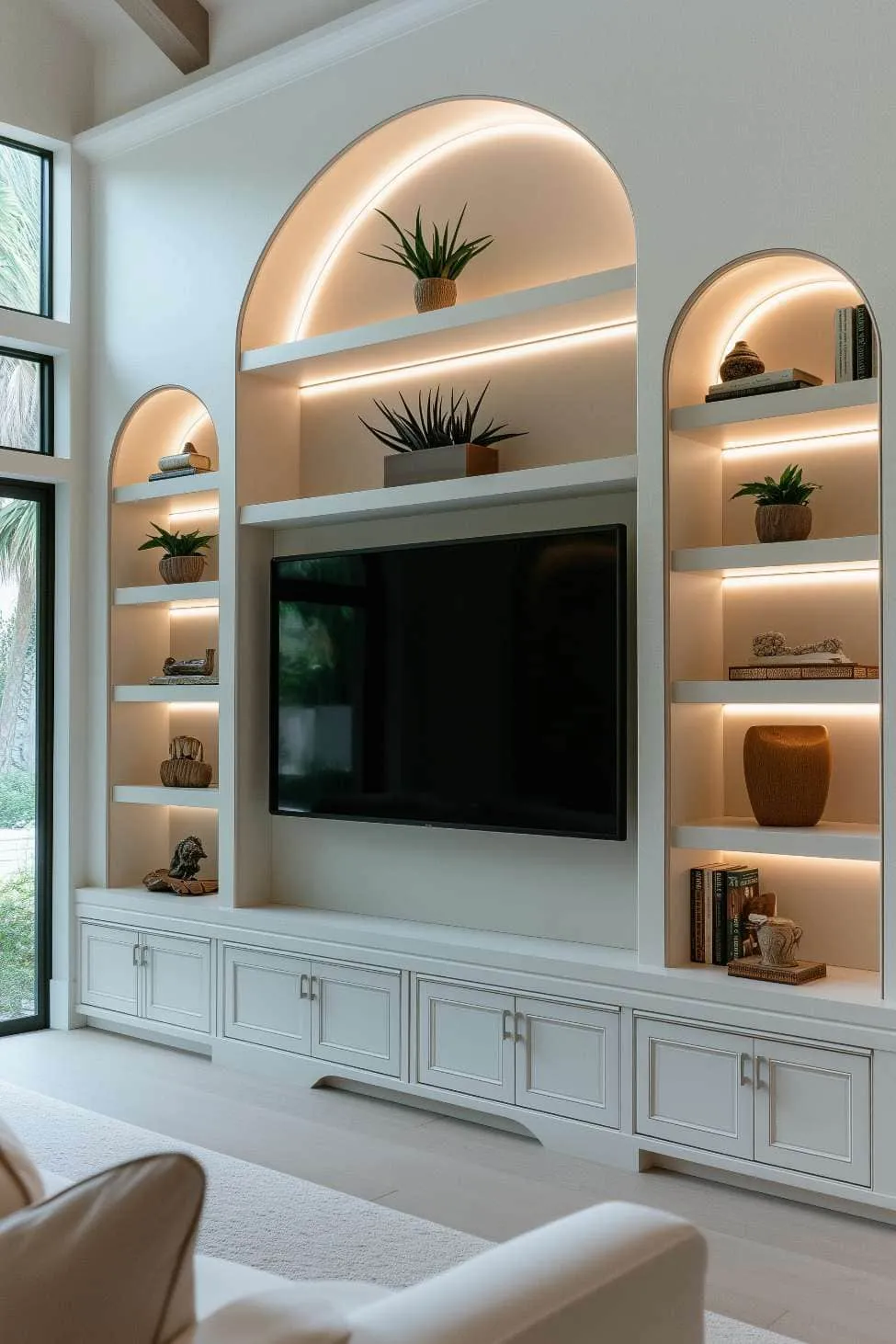 35 TV Wall Ideas for a Chic, Functional Entertainment Hub