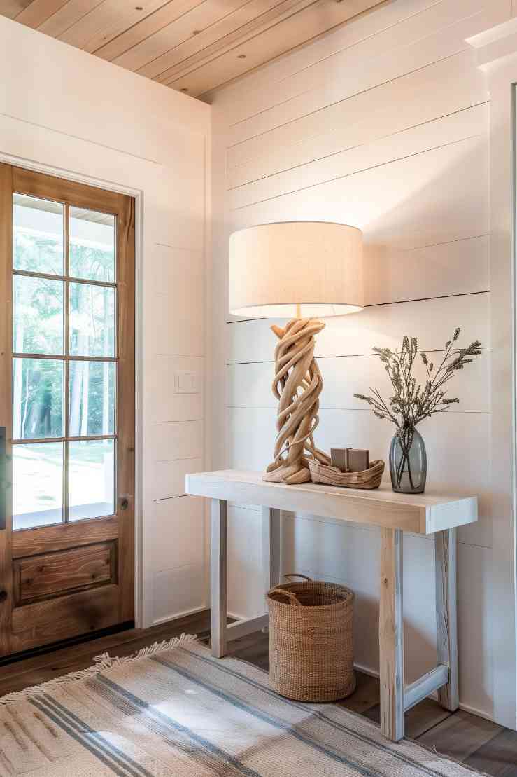 40 Farmhouse Entry Table Decor Ideas for a Warm Welcome