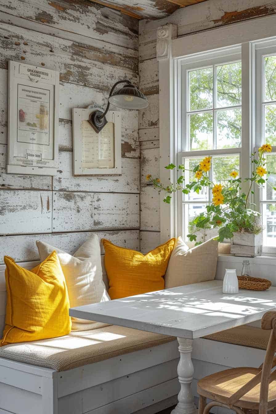80+ Farmhouse Breakfast Nook Ideas for Cozy Mornings