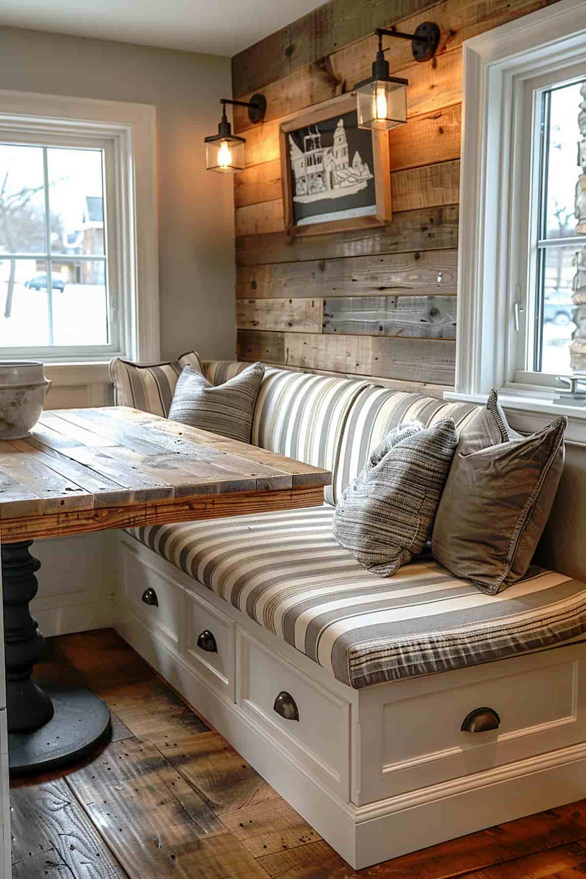 80+ Farmhouse Breakfast Nook Ideas for Cozy Mornings