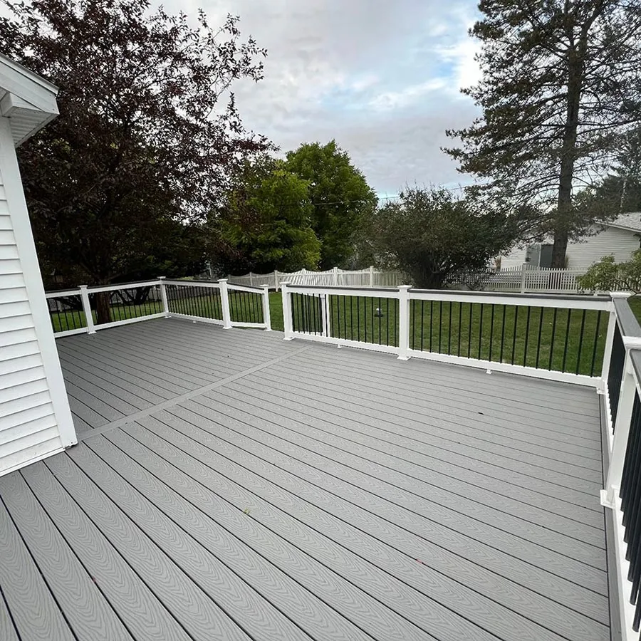 A Stunning Trex Deck Remodel in Herkimer, NY - Poly Enterprises Fencing Decking & Railing
