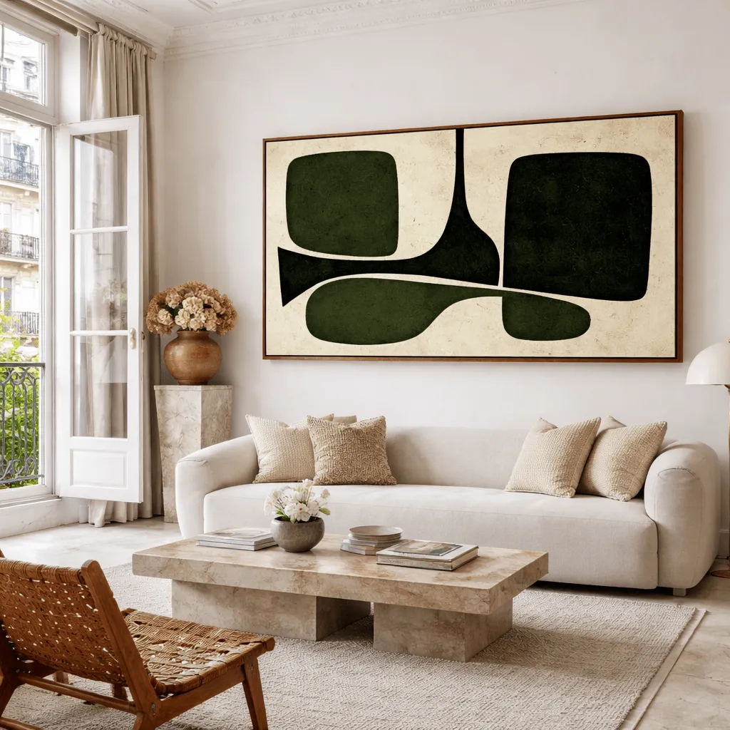 Abstract Canvas Print — Long Horizontal Canvas Print