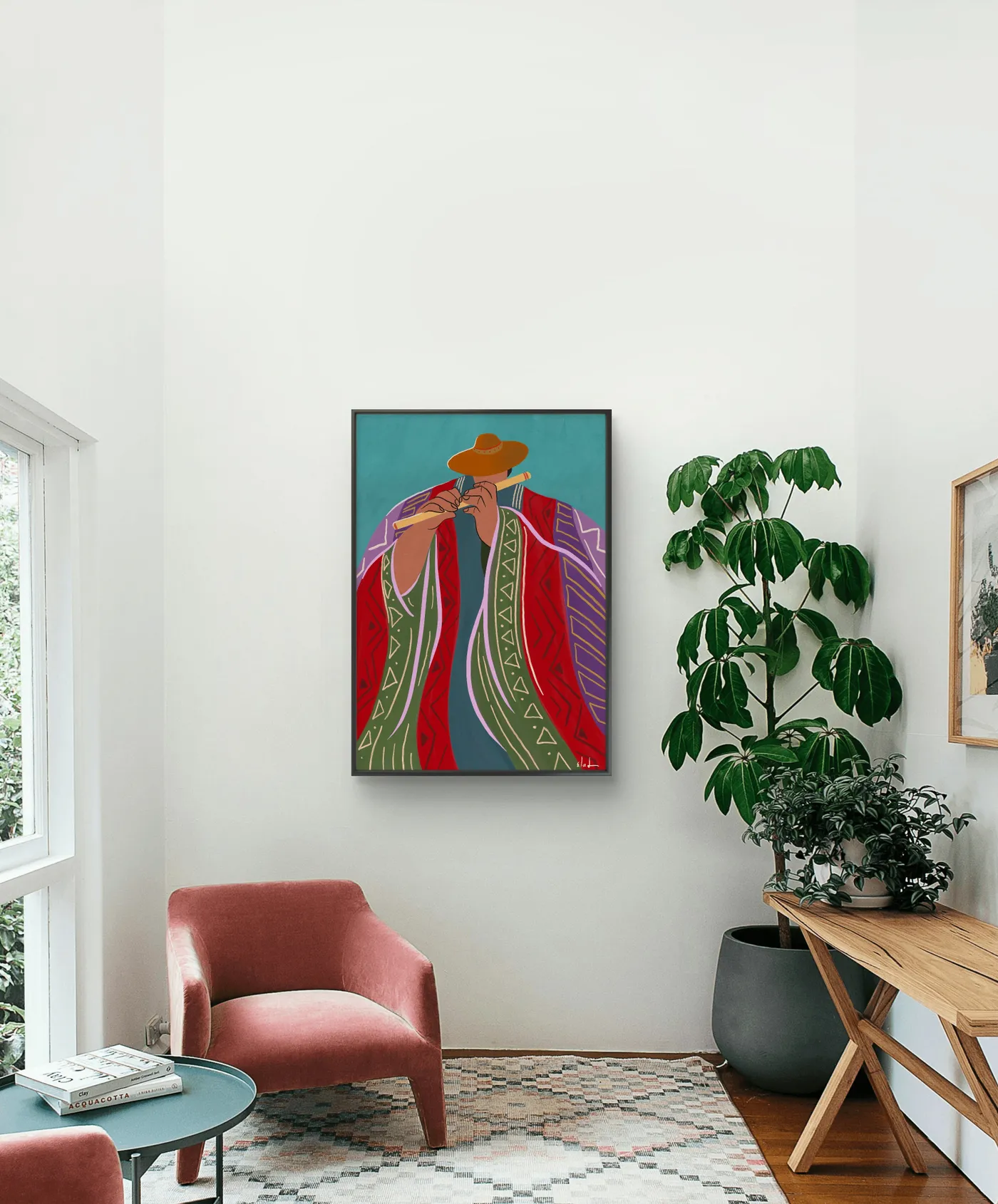 Andes Flaute | Wall art print – Elad Mualem Illustration - Your Dream, My Pen