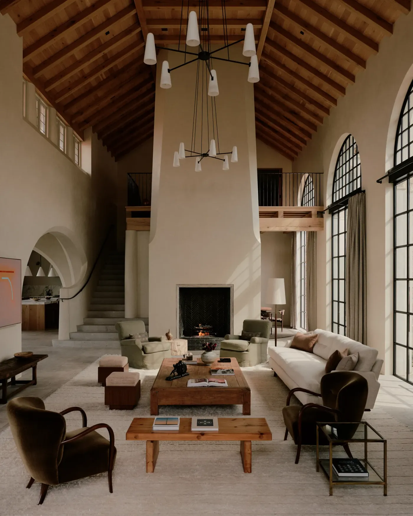 arches and rustic details define a modern mediterranean home in austin | the design story