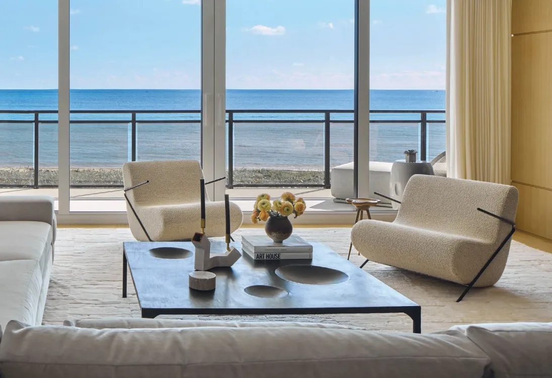 Bespoke Oceanfront Apartment Design in Palm Beach
