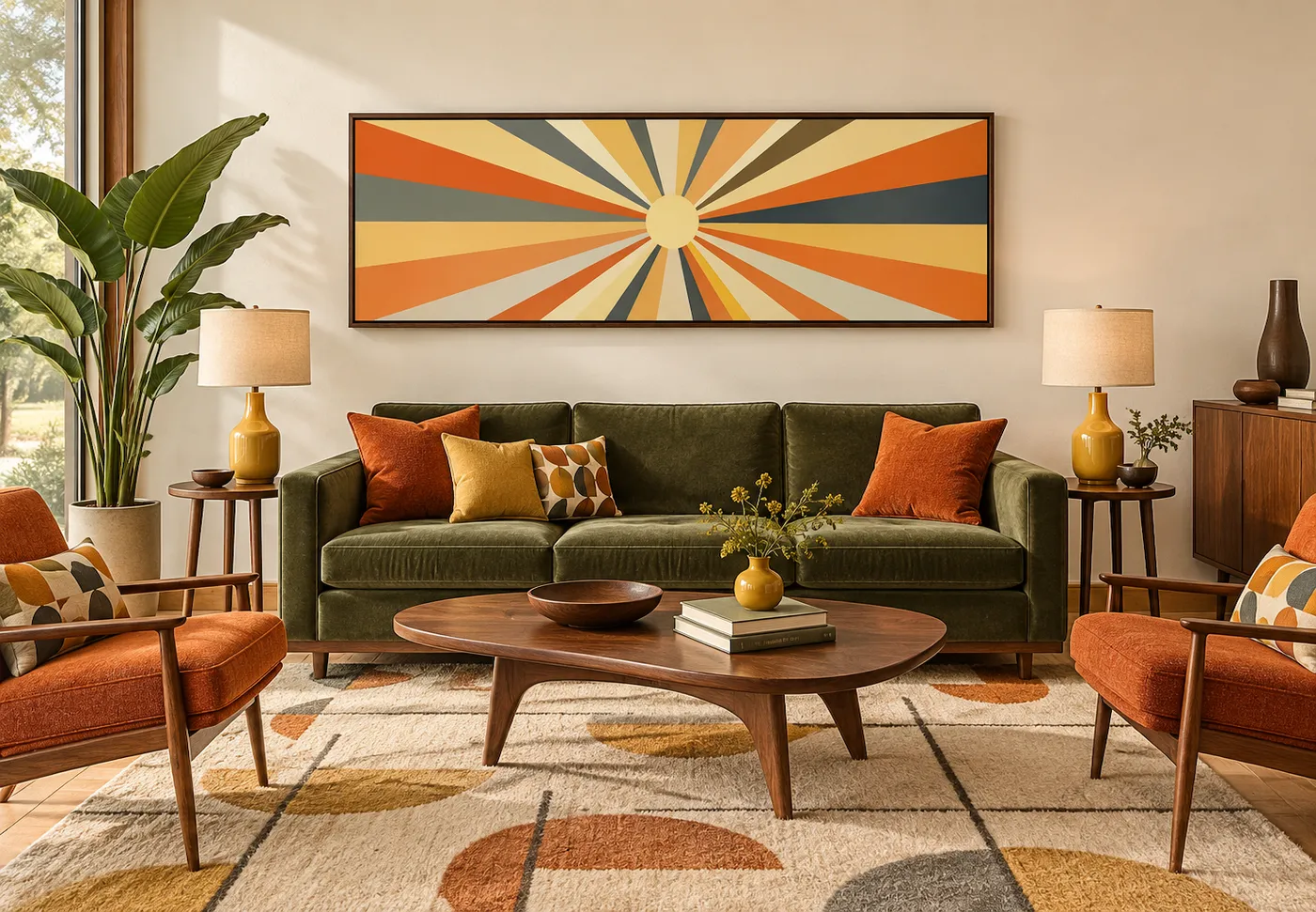 Boho Sun Framed Canvas Wall Art – Wall Decor Delights