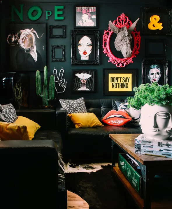 Bold, Eclectic, Maximalism and Dark, Dramatic, Digs