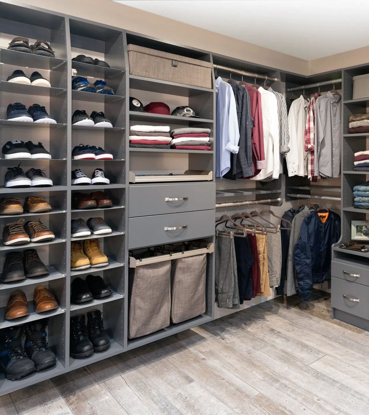 Contemporary Reach-In Closet Systems | Inspired Closets