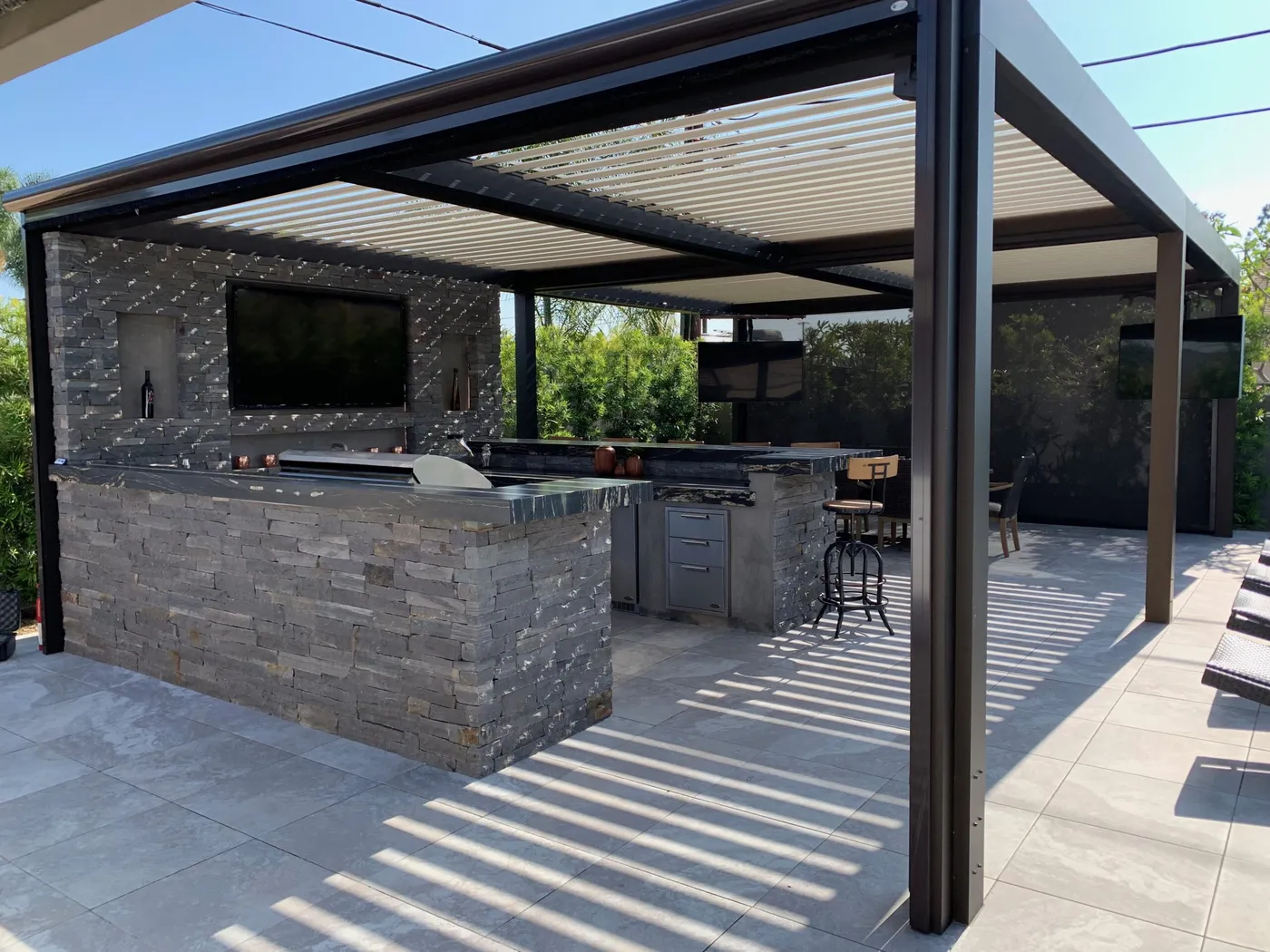 Custom Louvered Pergolas by Apollo in Roseville, CA